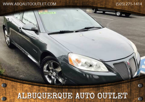 2009 Pontiac G6 for sale at ALBUQUERQUE AUTO OUTLET in Albuquerque NM