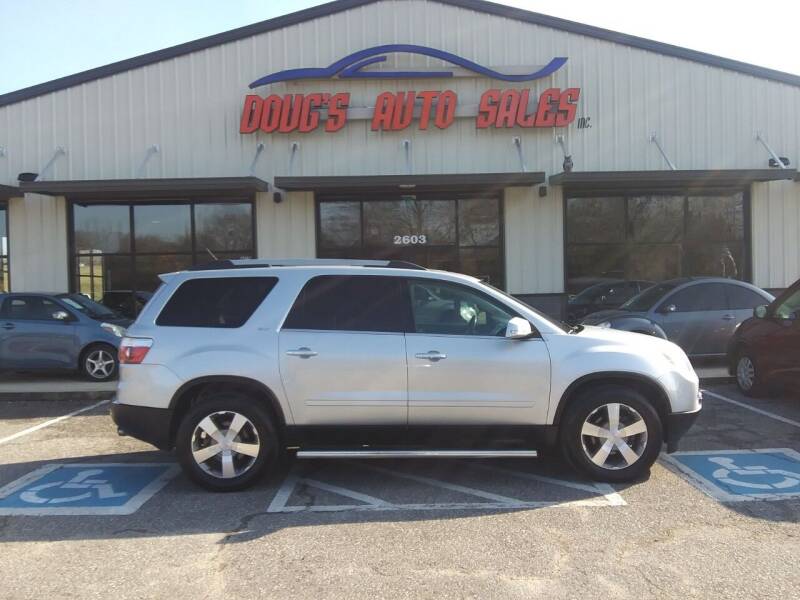 2011 GMC Acadia for sale at DOUG'S AUTO SALES INC in Pleasant View TN