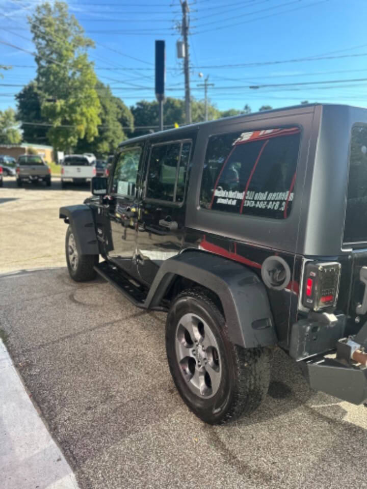 2016 Jeep Wrangler Unlimited for sale at BENZEN AUTO LLC in Ashtabula, OH