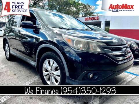2013 Honda CR-V for sale at Auto Max in Hollywood FL