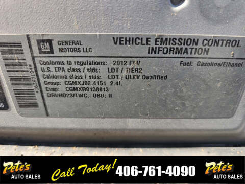 2012 GMC Terrain SLE-2