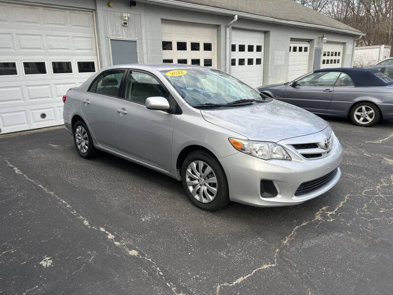 2012 Toyota Corolla for sale at Wilson Motor Car Company in Moosup CT