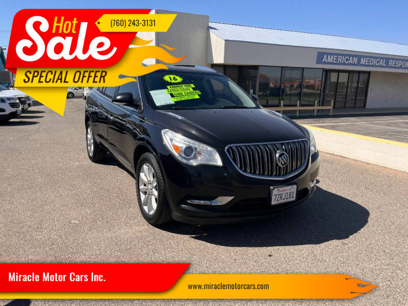 2016 Buick Enclave for sale at Miracle Motor Cars Inc. in Victorville CA