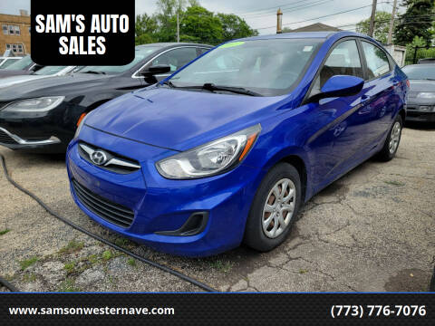 2013 Hyundai Accent for sale at SAM'S AUTO SALES in Chicago IL