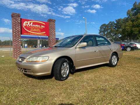 2002 Honda Accord for sale at C M Motors Inc in Florence SC