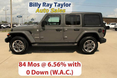 2021 Jeep Wrangler Unlimited for sale at Billy Ray Taylor Auto Sales in Cullman AL