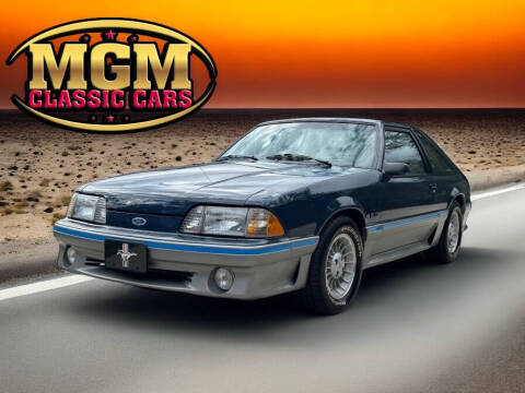 1987 Ford Mustang for sale at MGM CLASSIC CARS in Addison IL