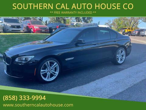 2014 BMW 7 Series for sale at SOUTHERN CAL AUTO HOUSE CO in San Diego CA