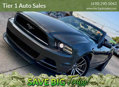 2014 Ford Mustang for sale at Tier 1 Auto Sales in Gainesville GA