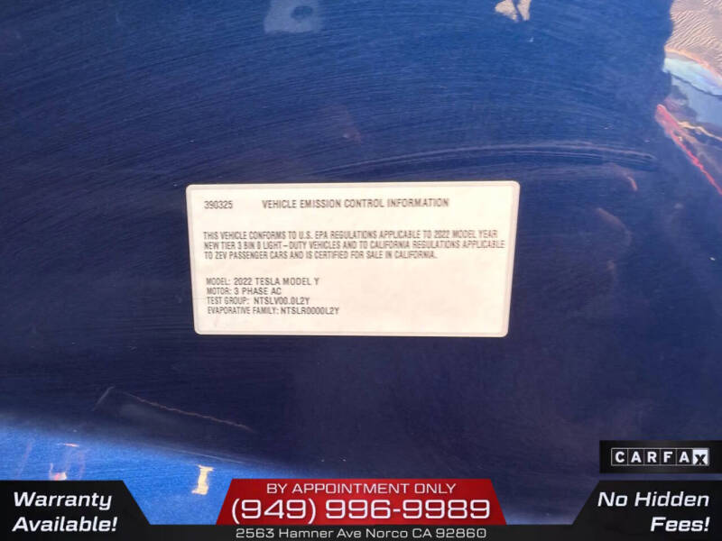 2022 Tesla Model Y Long Range