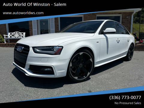 2016 Audi A4 for sale at Auto World Of Winston - Salem in Winston Salem NC