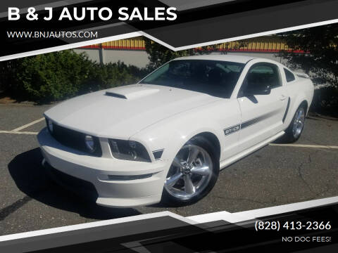 2008 Ford Mustang for sale at B & J AUTO SALES in Morganton NC