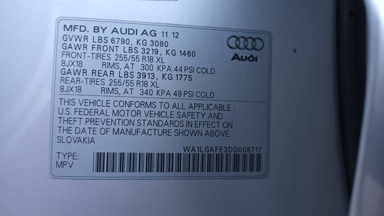 2013 Audi Q7 for sale at Ideal Cars LLC in Skokie, IL