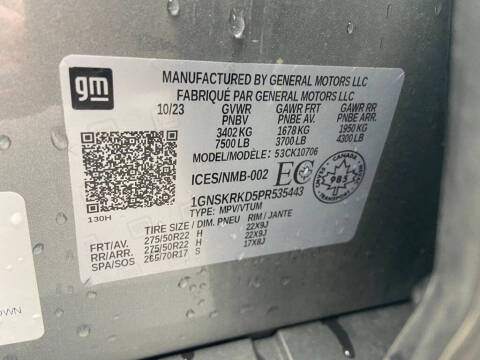 2023 Chevrolet Tahoe RST