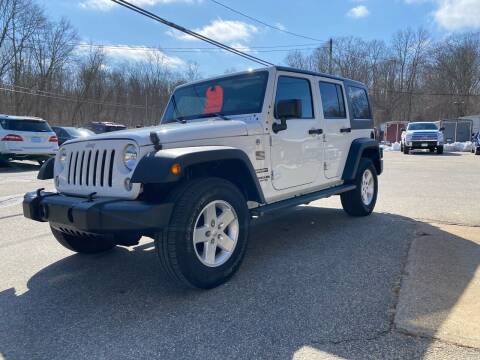 2017 Jeep Wrangler Unlimited for sale at Desmond's Auto Sales in Colchester CT