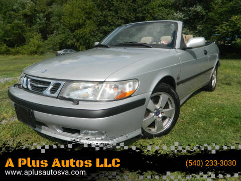 2002 Saab 9-3 for sale at A Plus Autos LLC in Fredericksburg VA