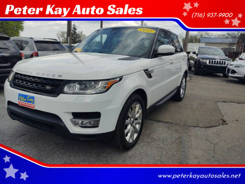 2015 Land Rover Range Rover Sport for sale at Peter Kay Auto Sales in Alden NY