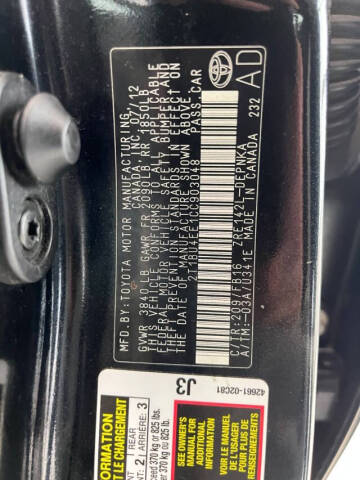 2012 Toyota Corolla LE