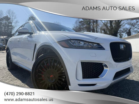 2020 Jaguar F-PACE for sale at Adams Auto Sales in Gainesville GA