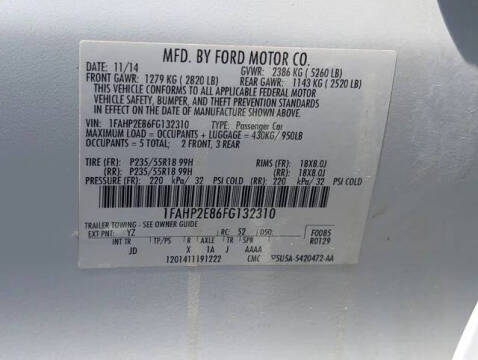 2015 Ford Taurus SEL
