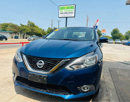 2016 Nissan Sentra for sale at Shock Motors in Garland TX