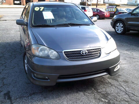2007 Toyota Corolla for sale at HARDIN AUTOS in Jonesboro GA