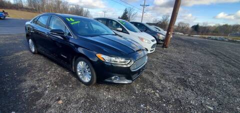 2016 Ford Fusion Hybrid for sale at ALL WHEELS DRIVEN in Wellsboro PA
