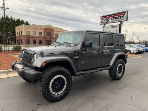 2016 Jeep Wrangler Unlimited for sale at Auto Sports in Hickory NC