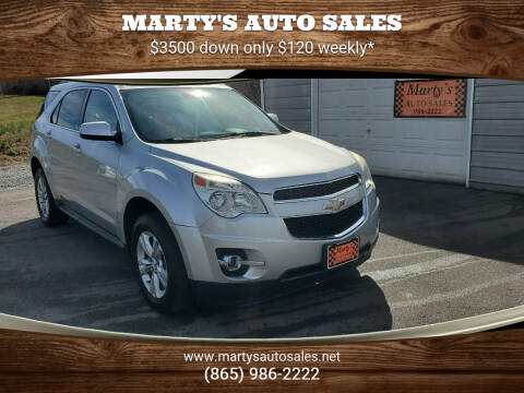 2013 Chevrolet Equinox for sale at Marty's Auto Sales in Lenoir City TN