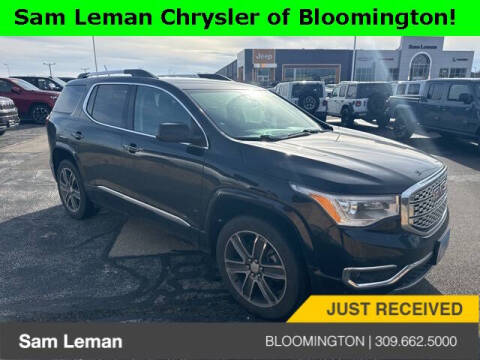 2019 GMC Acadia for sale at Sam Leman CDJR Bloomington in Bloomington IL