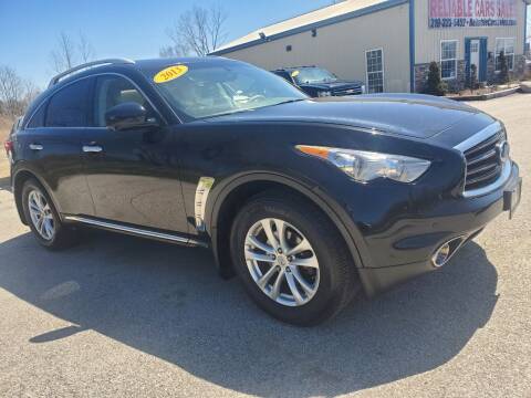 2013 Infiniti FX37 for sale at Reliable Cars Sales in Michigan City IN