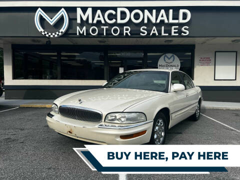 2002 Buick Park Avenue for sale at MacDonald Motor Sales in High Point NC