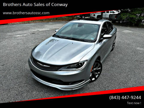 2016 Chrysler 200 for sale at Brothers Auto Sales of Conway in Conway SC