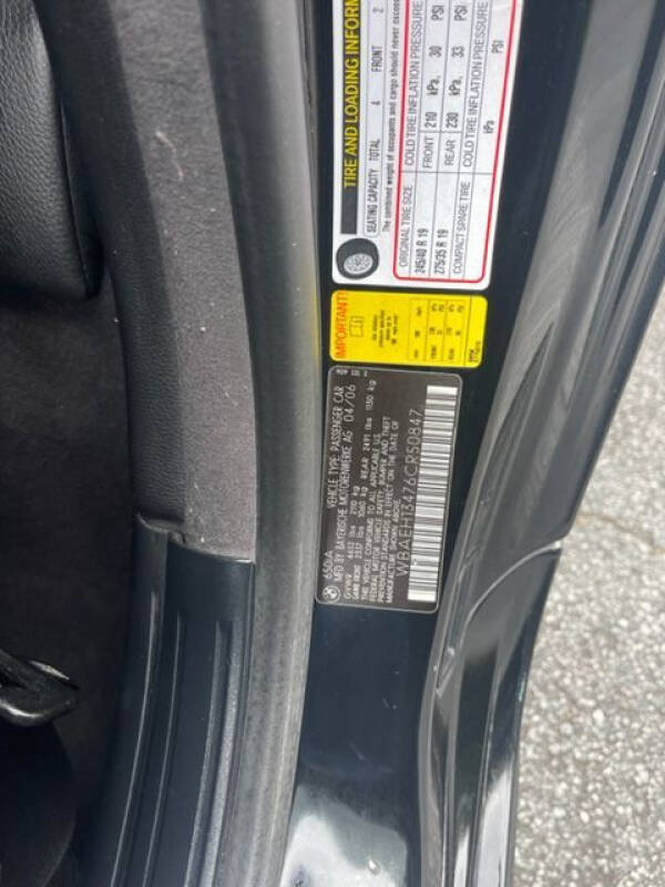 2006 BMW 6 Series 650i