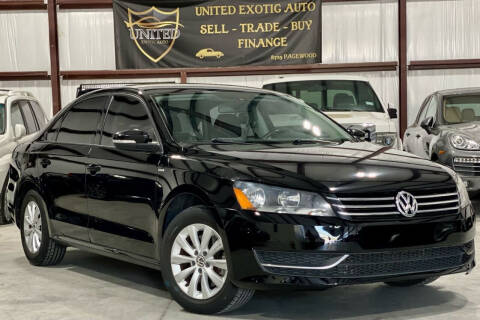 2014 Volkswagen Passat for sale at United Exotic Auto in Houston TX