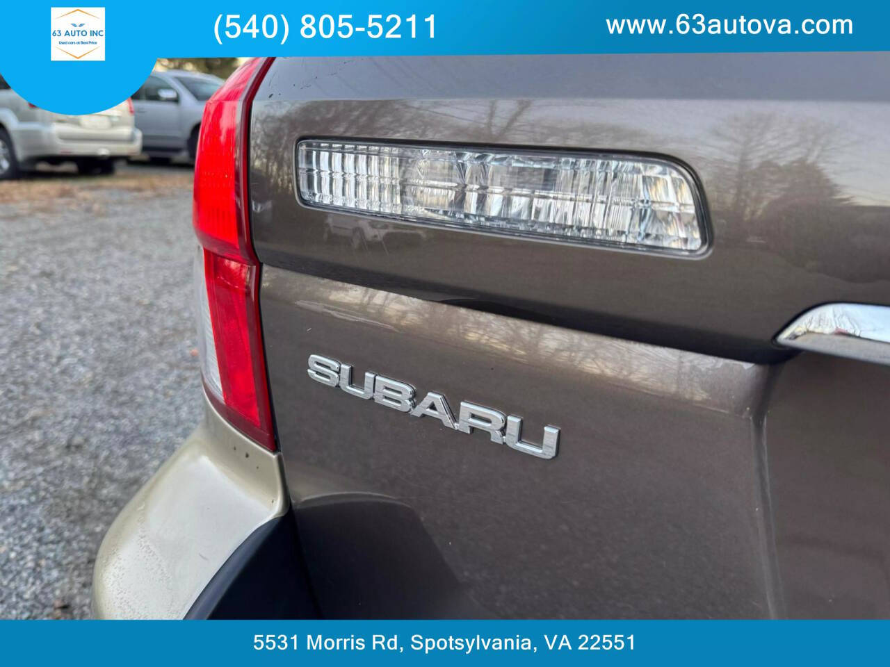 2008 Subaru Outback for sale at 63 Auto Inc in Spotsylvania, VA