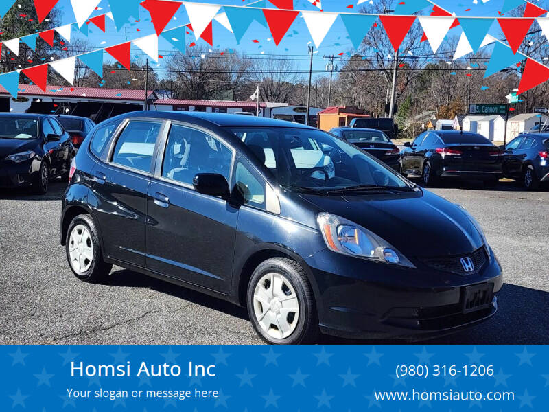 2012 Honda Fit for sale at Homsi Auto Inc in Kannapolis NC