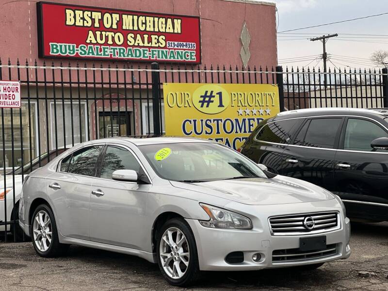 2013 Nissan Maxima for sale at Best of Michigan Auto Sales in Detroit MI