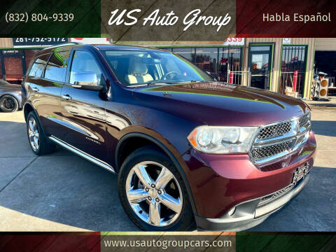 2012 Dodge Durango for sale at US Auto Group in South Houston TX