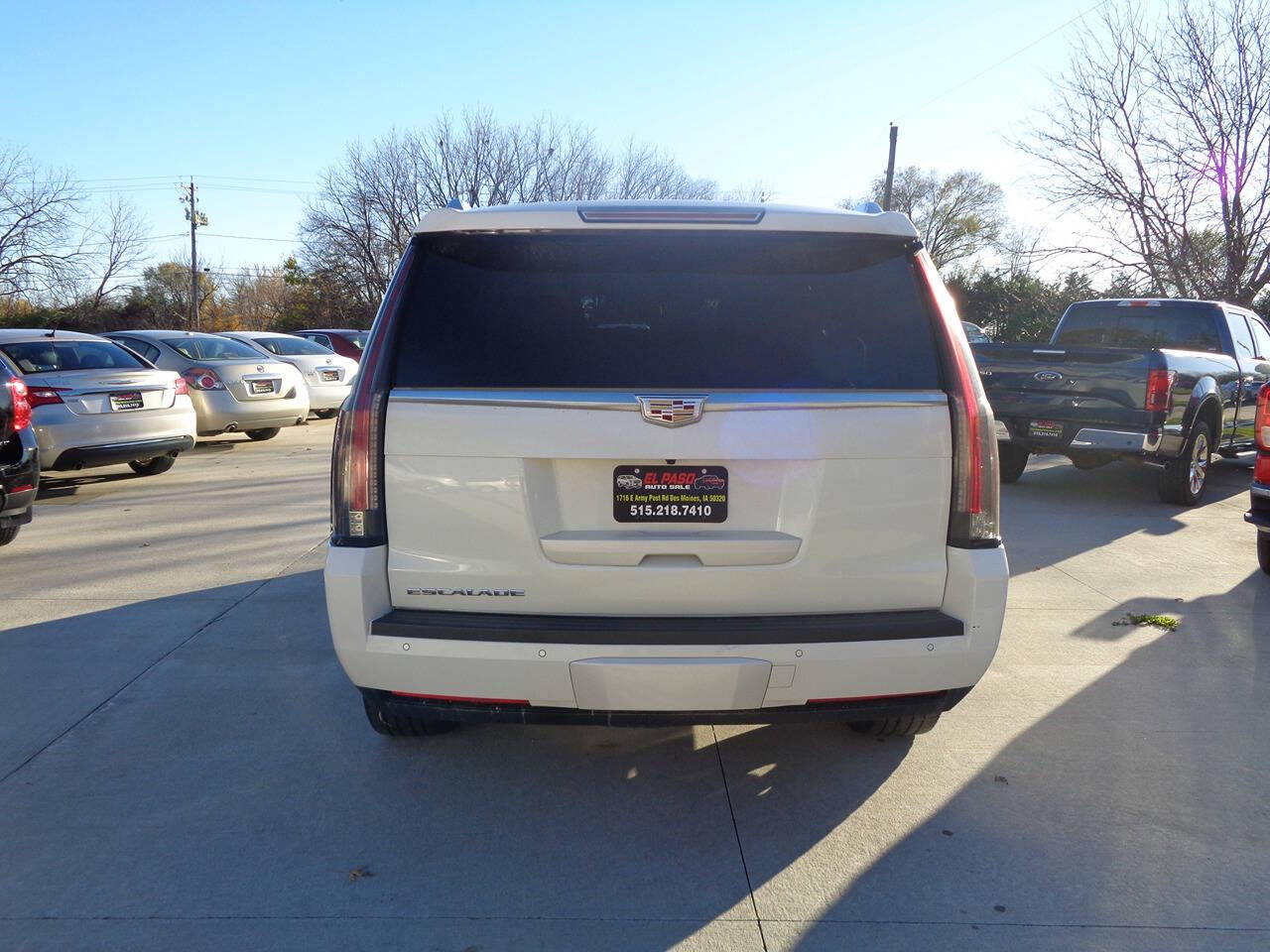 2015 Cadillac Escalade for sale at El Paso Auto Sale in Des Moines, IA