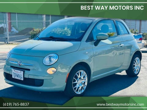 2012 FIAT 500 for sale at BEST WAY MOTORS INC in San Diego CA