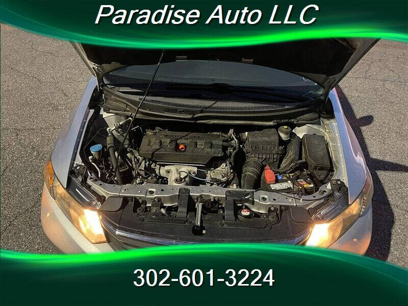 2012 Honda Civic for sale at Paradise Auto in Wilmington, DE