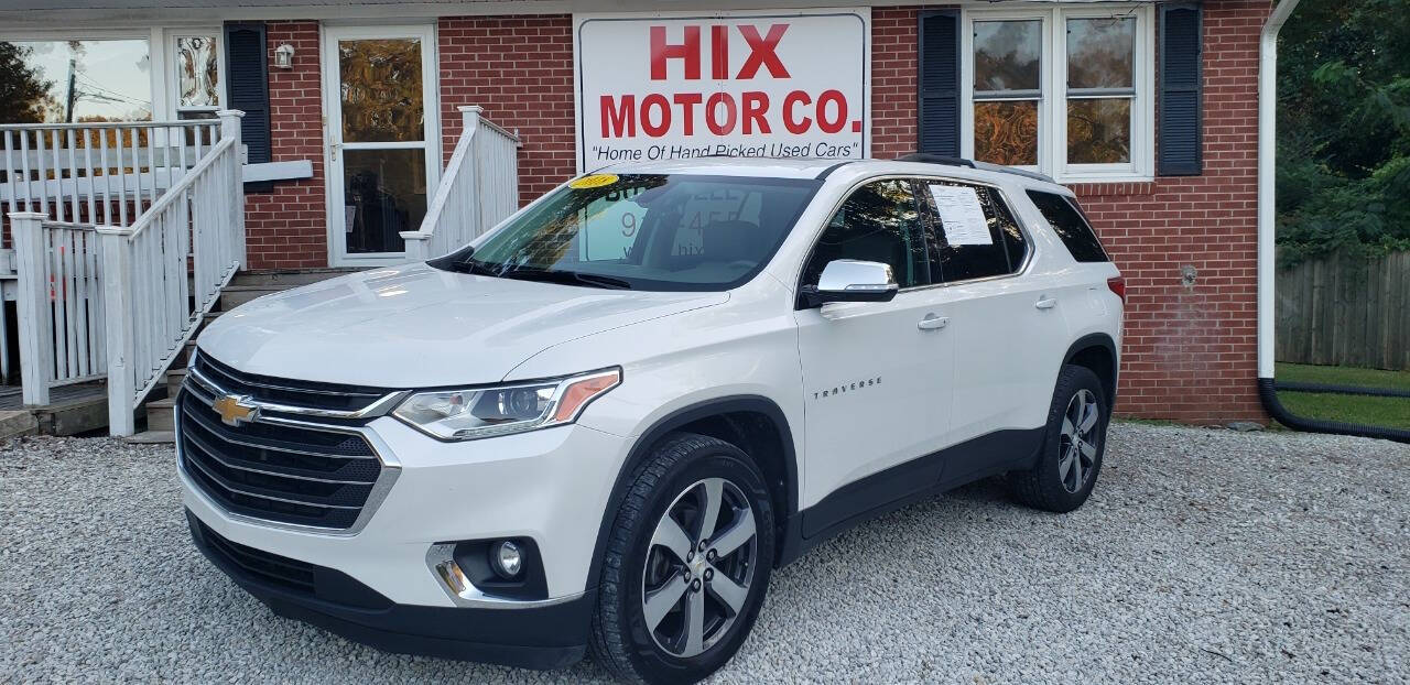 2018 Chevrolet Traverse for sale at Hix Motor Co in Jacksonville, NC