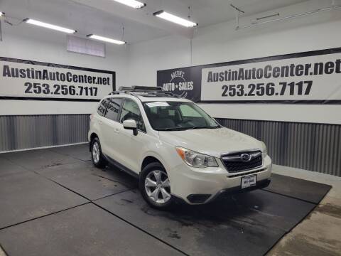 2015 Subaru Forester for sale at Austin's Auto Sales in Edgewood WA