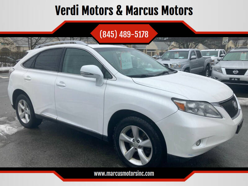 2010 Lexus RX 350 for sale at Marcus Motors in Kingston NY