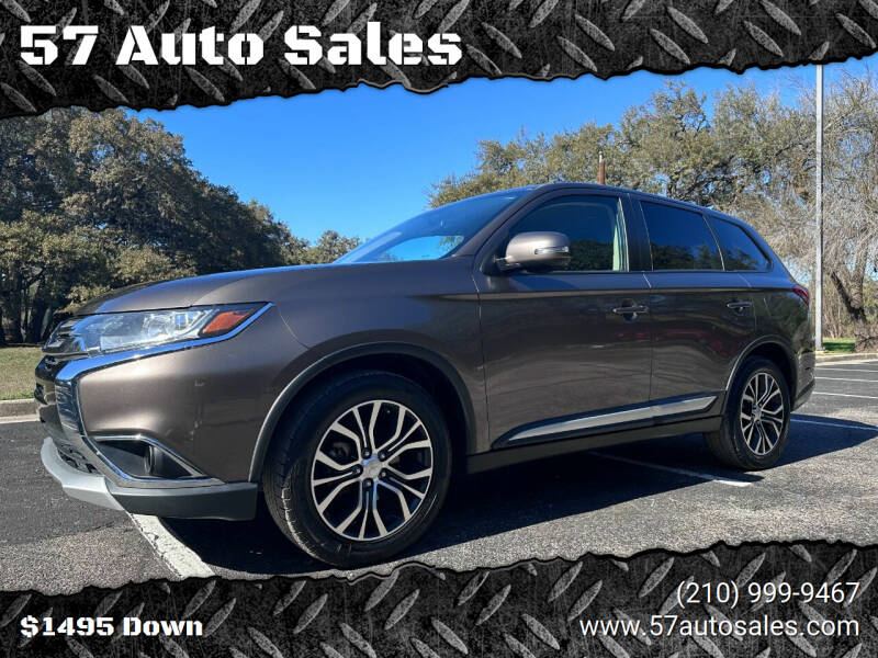 2016 Mitsubishi Outlander for sale at 57 Auto Sales in San Antonio TX