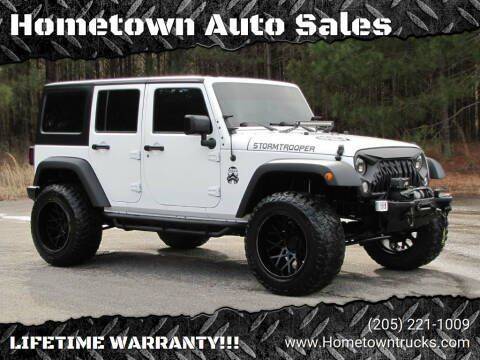 2017 Jeep Wrangler Unlimited for sale at Hometown Auto Sales - SUVS in Jasper AL
