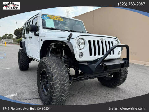 2018 Jeep Wrangler JK Unlimited for sale at Tristar Motors in Bell CA