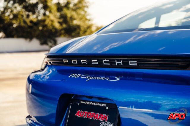 2017 Porsche 718 Cayman S