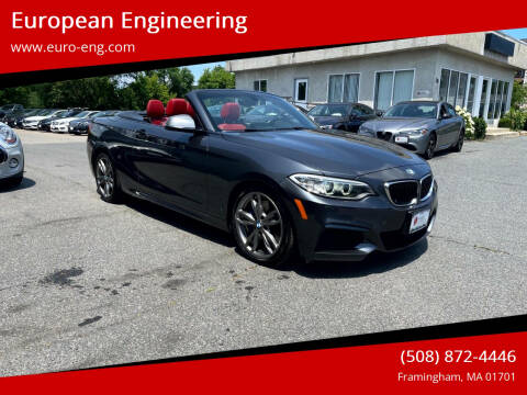 2016 BMW 2 Series for sale at European Engineering in Framingham MA